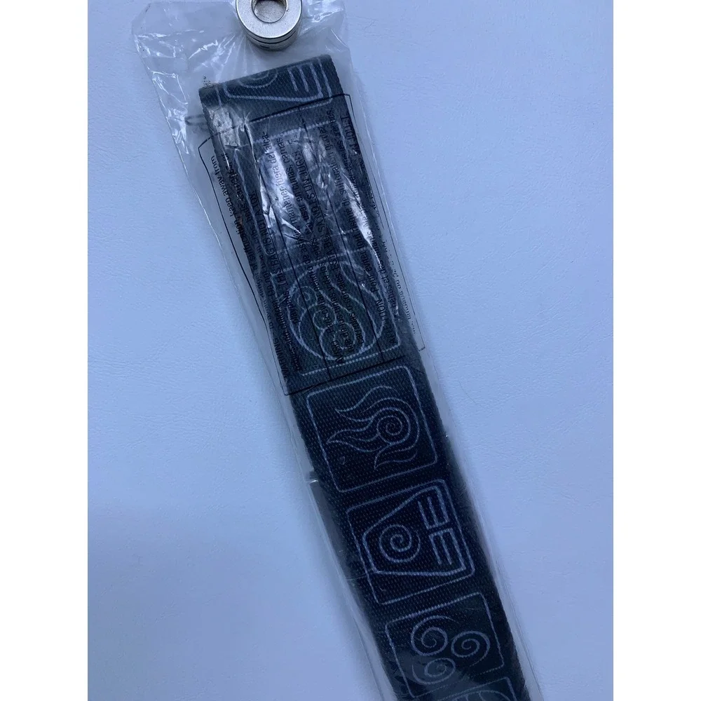 Buckle-Down Large Black Avatar The Last Airbender Seatbelt Dog Collar NWT